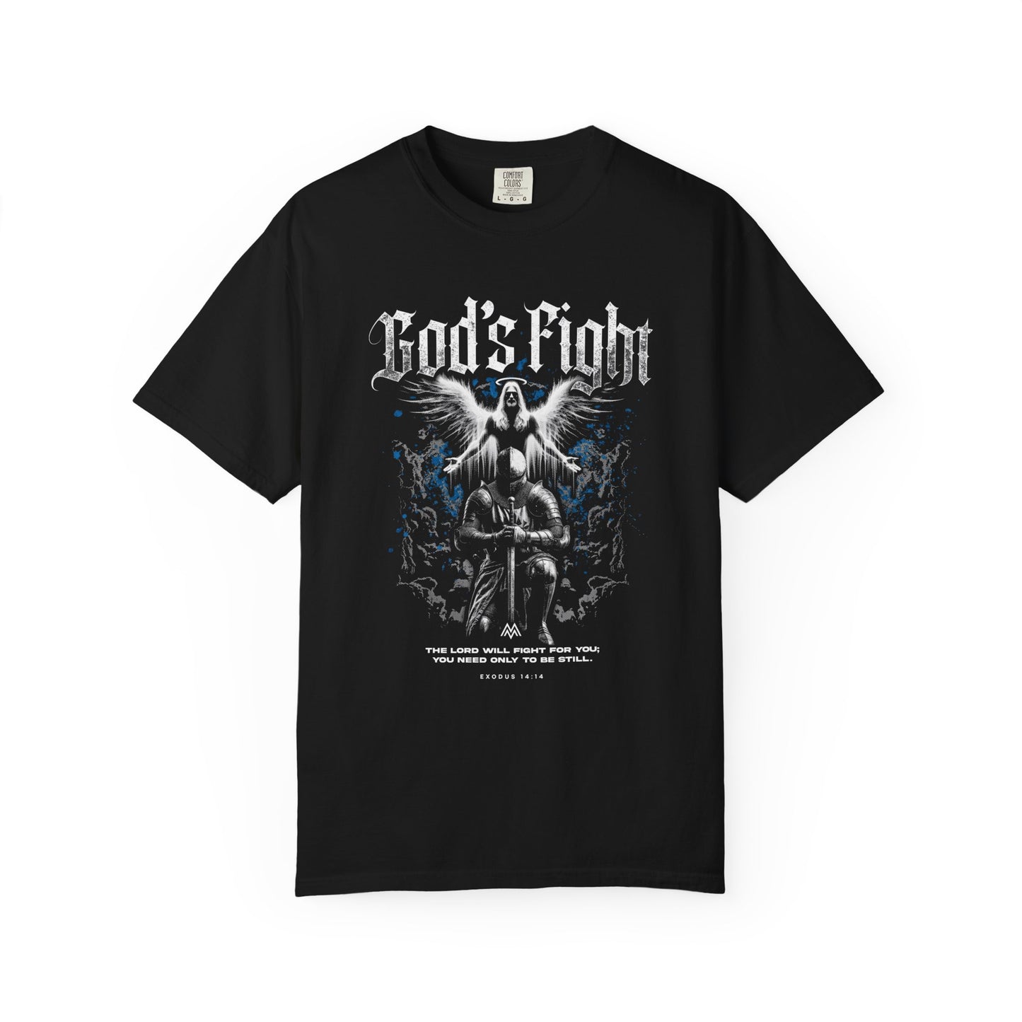"God's Fight" | Exodus 14:14 | Heavyweight Relaxed Fit Tee