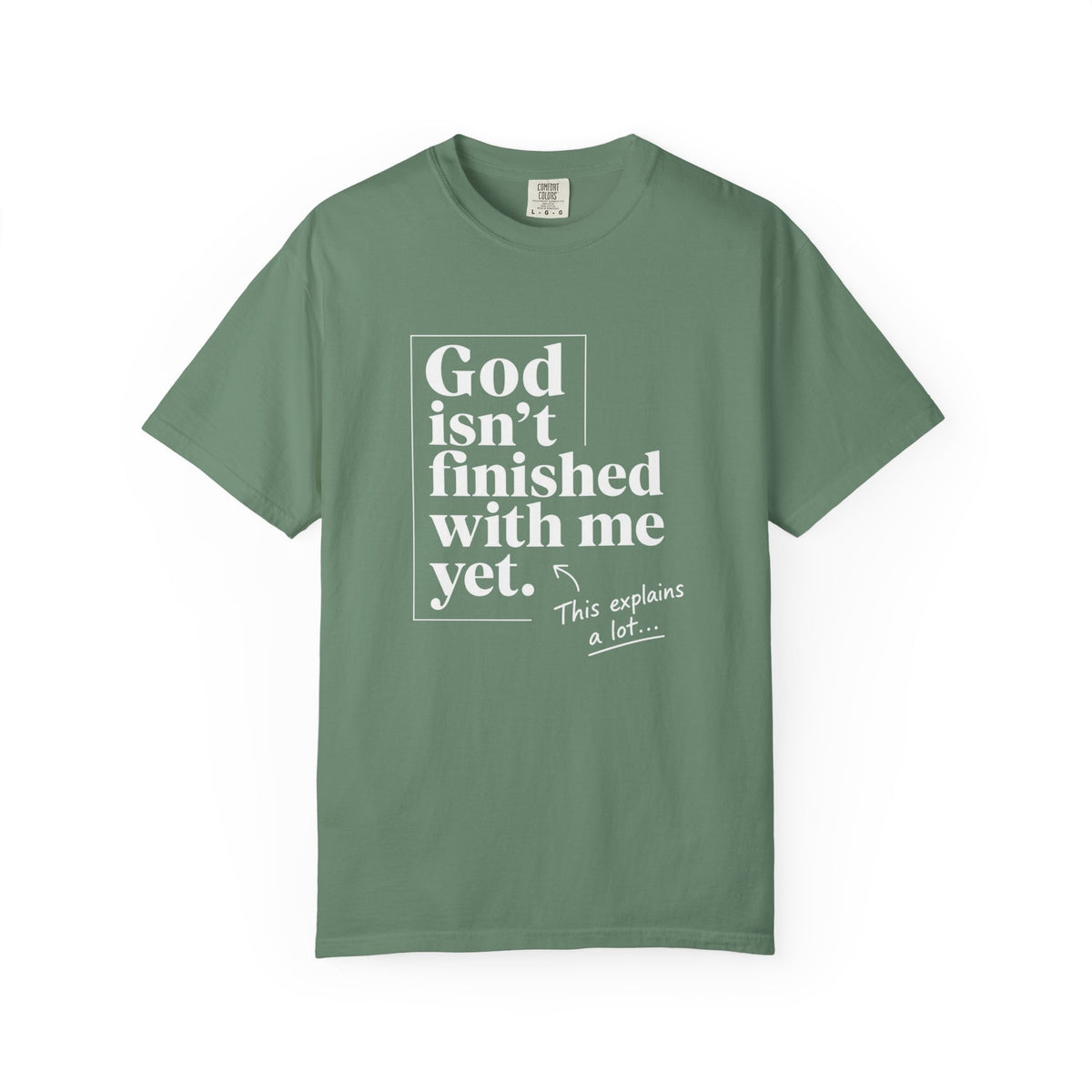 God Isn’t Finished With Me Yet Tee
