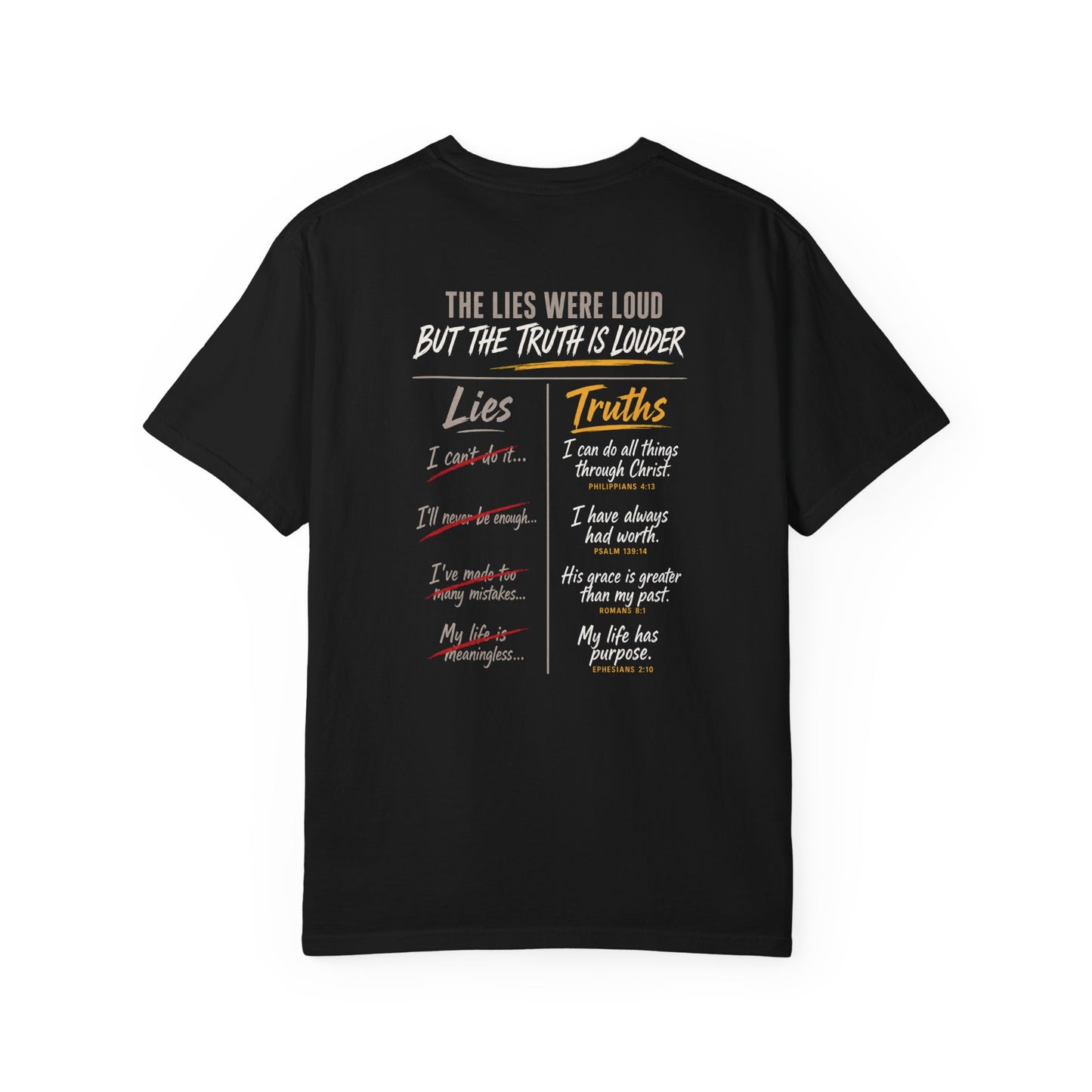 Truth vs Lies | God’s Truth Over the Enemy’s Lies | Heavyweight Relaxed Fit Tee