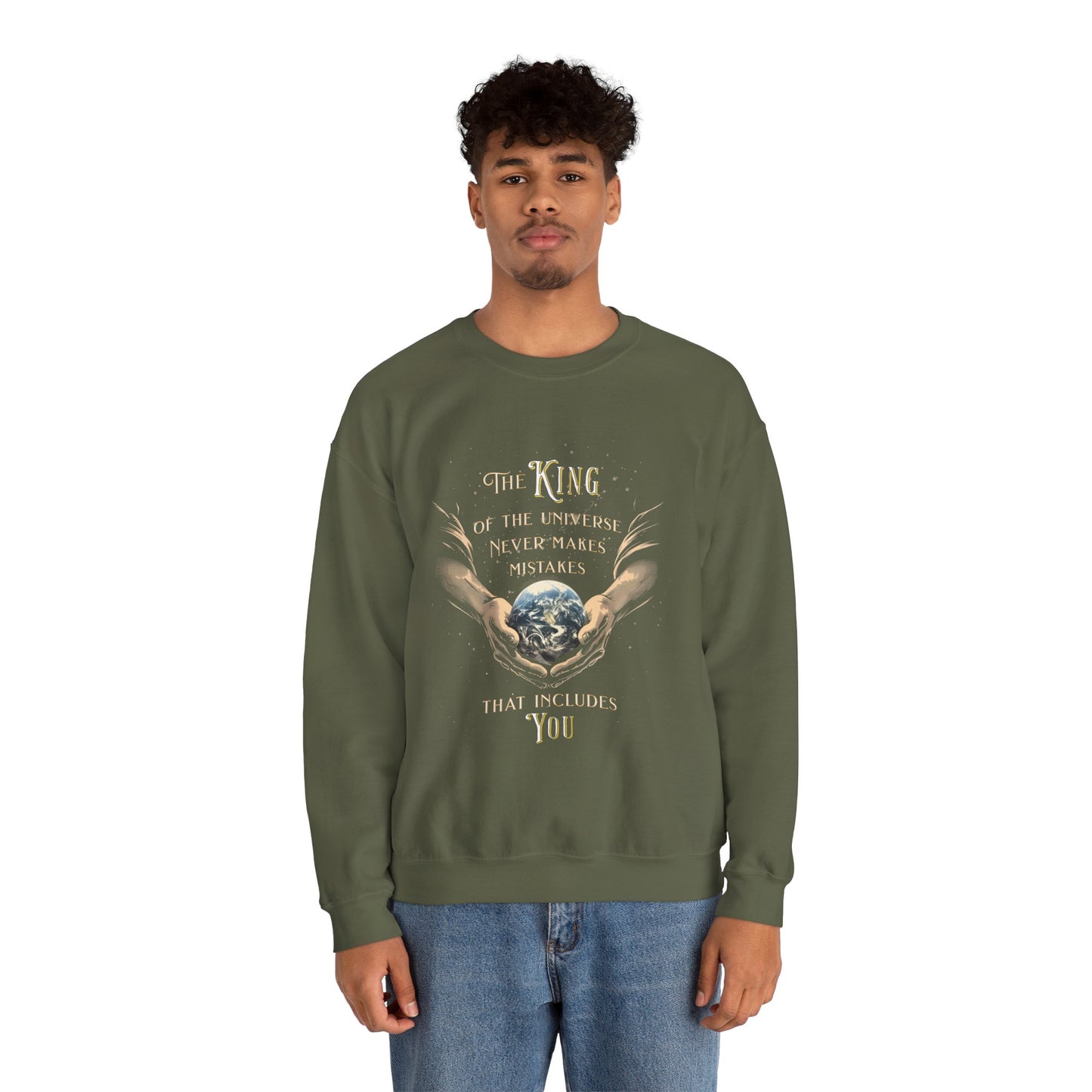 The King of the Universe | Unisex Crewneck Sweatshirt