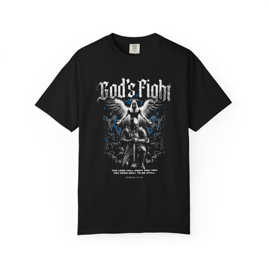 "God's Fight" | Exodus 14:14 | Heavyweight Relaxed Fit Tee