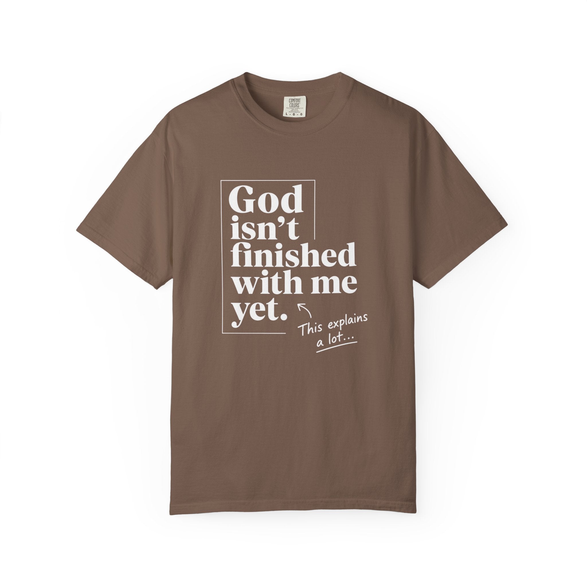 God Isn’t Finished With Me Yet Tee