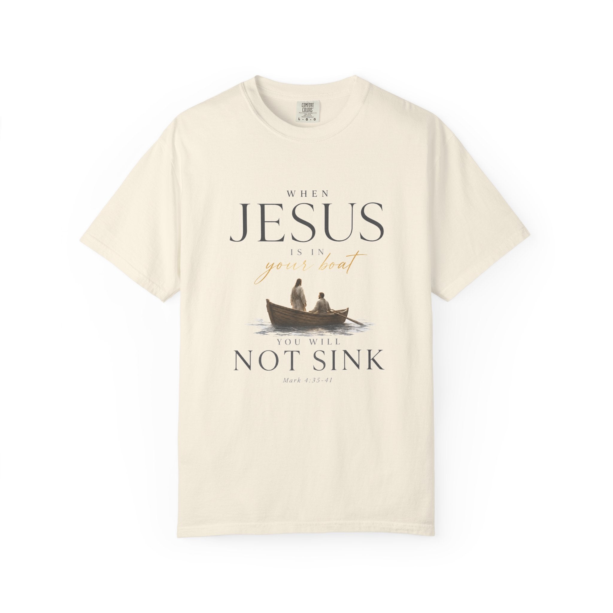 Jesus Is in Your Boat Tee