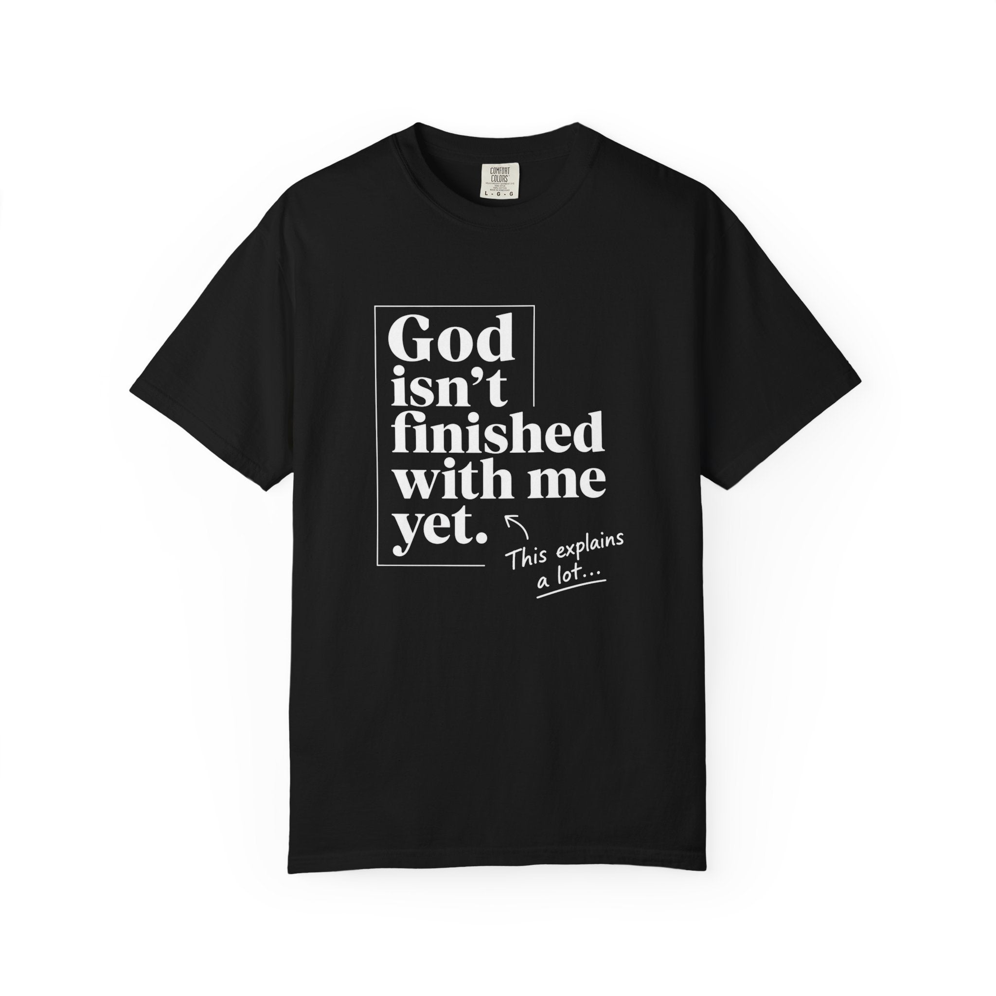 God Isn’t Finished With Me Yet Tee