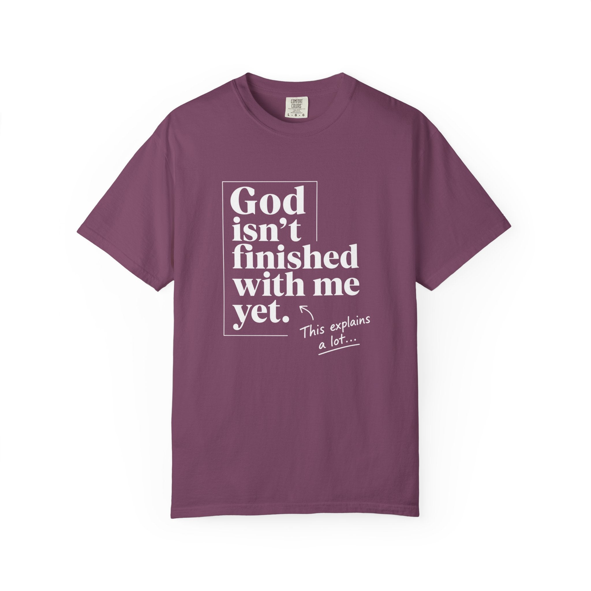 God Isn’t Finished With Me Yet Tee