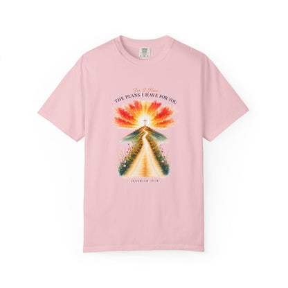 For I Know the Plans I Have for You | Jeremiah 29:11 | Heavyweight Relaxed Fit Tee