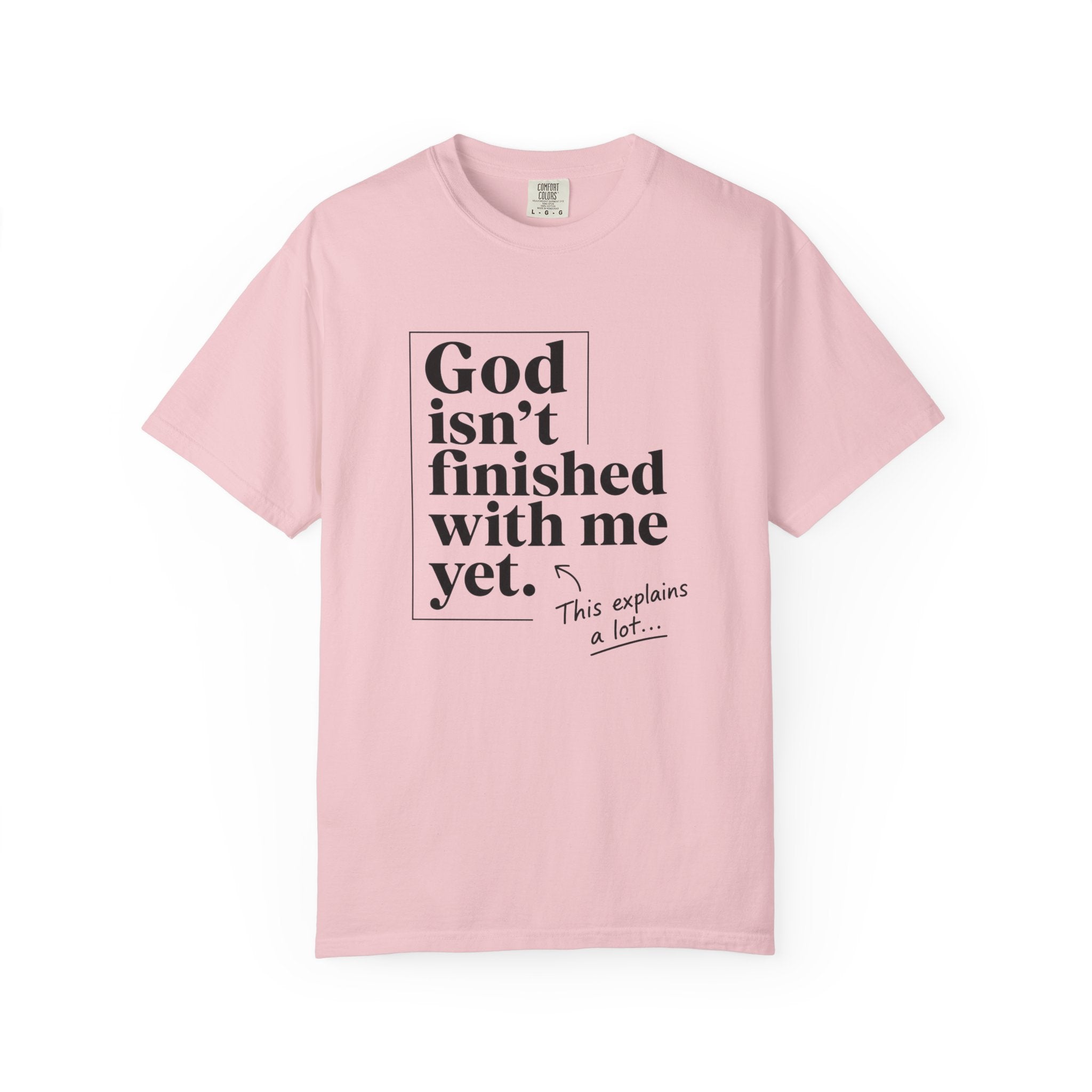 God Isn’t Finished With Me Yet Tee