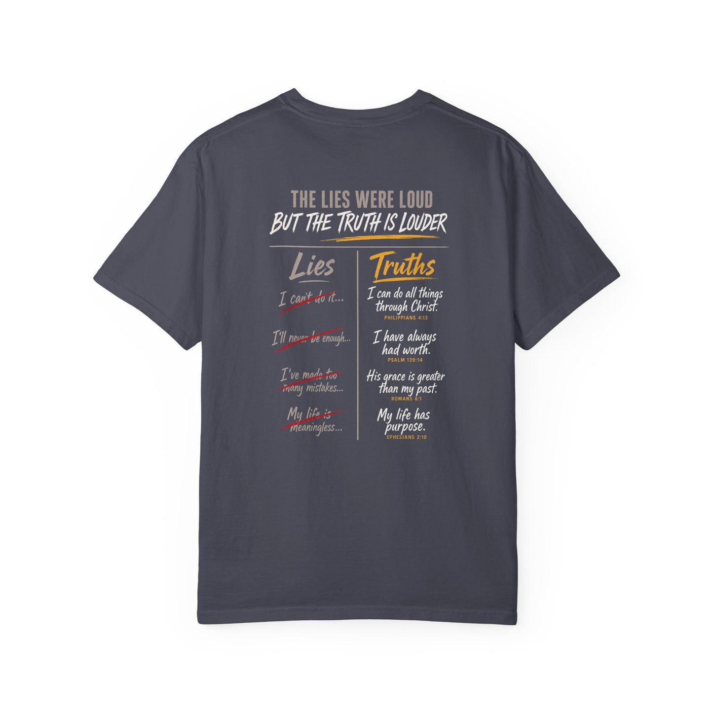 Truth vs Lies | God’s Truth Over the Enemy’s Lies | Heavyweight Relaxed Fit Tee