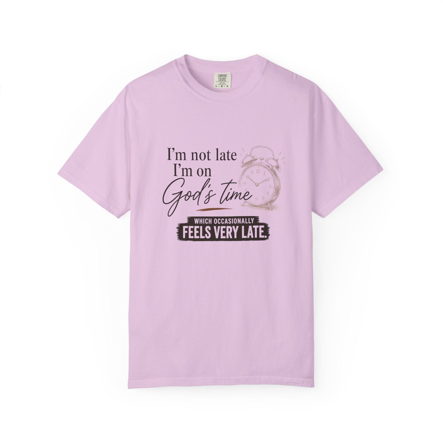 I’m on God’s Time | Funny Christian Shirt | Heavyweight Relaxed Fit Tee
