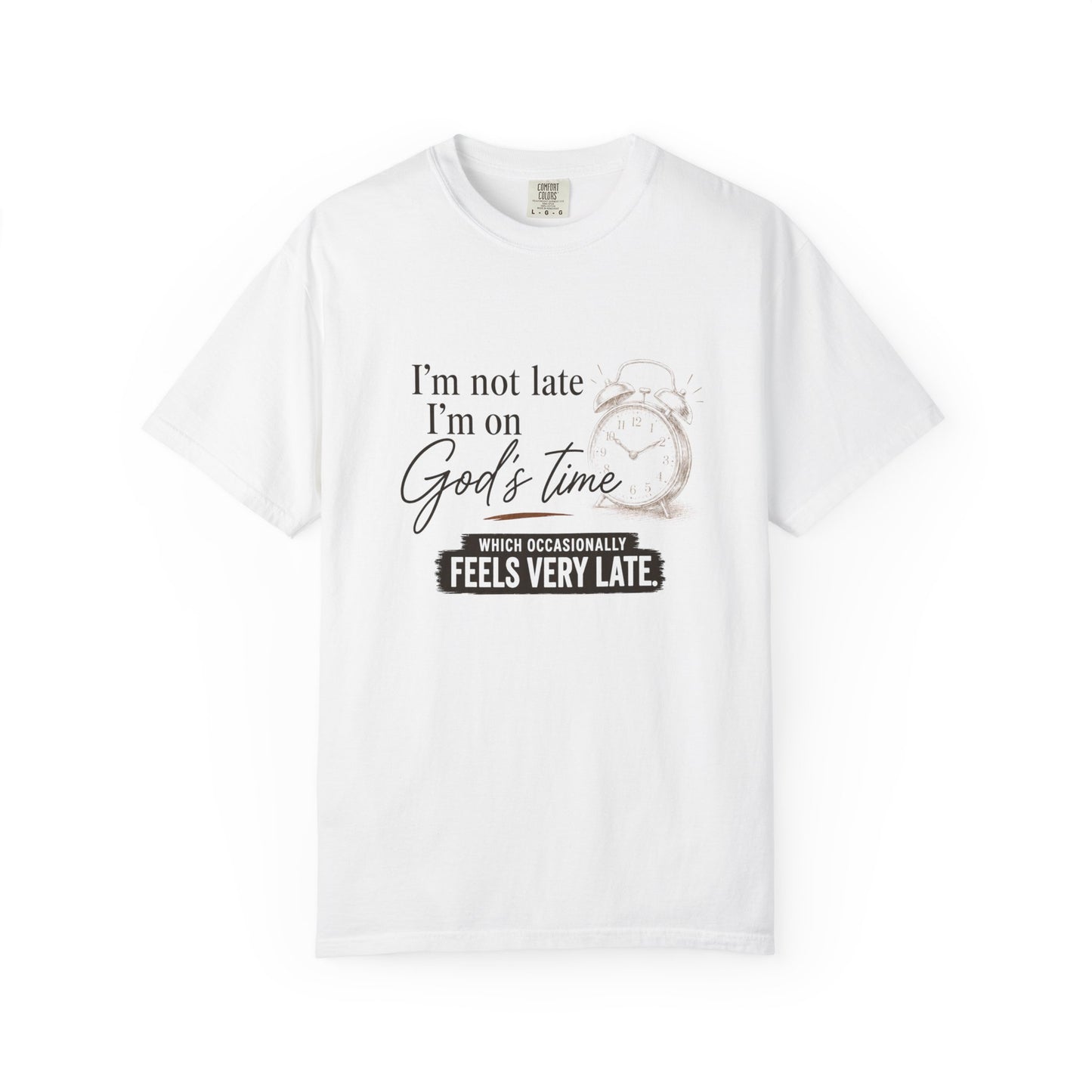 I’m on God’s Time | Funny Christian Shirt | Heavyweight Relaxed Fit Tee