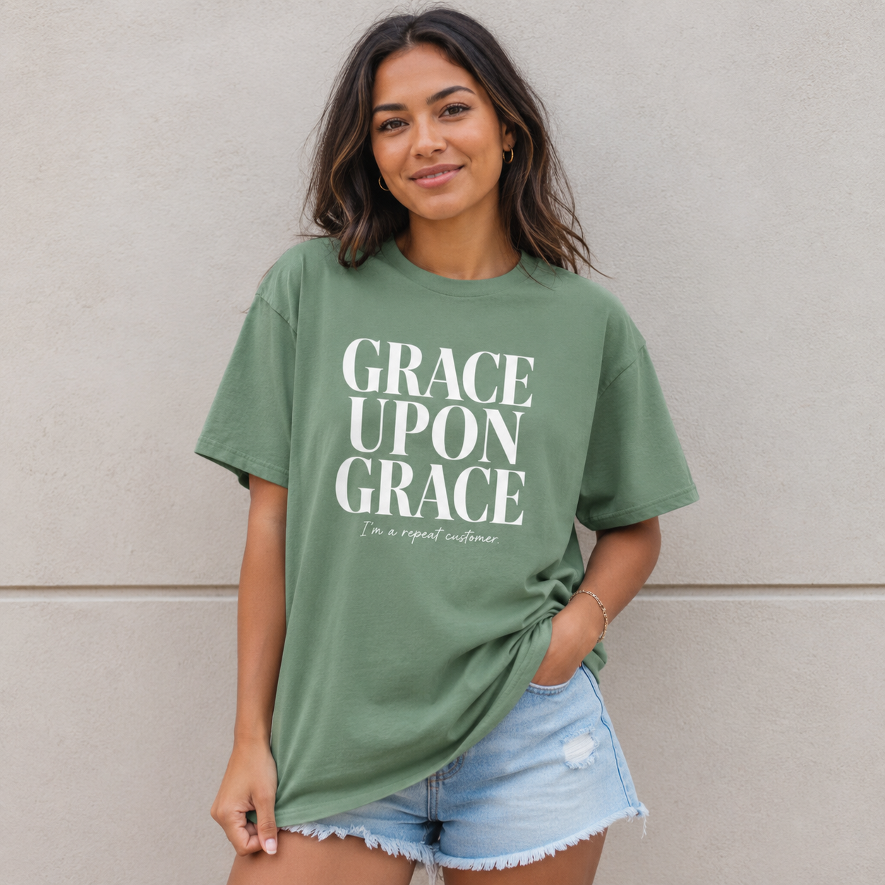 Grace Upon Grace Tee | "Repeat Customer"
