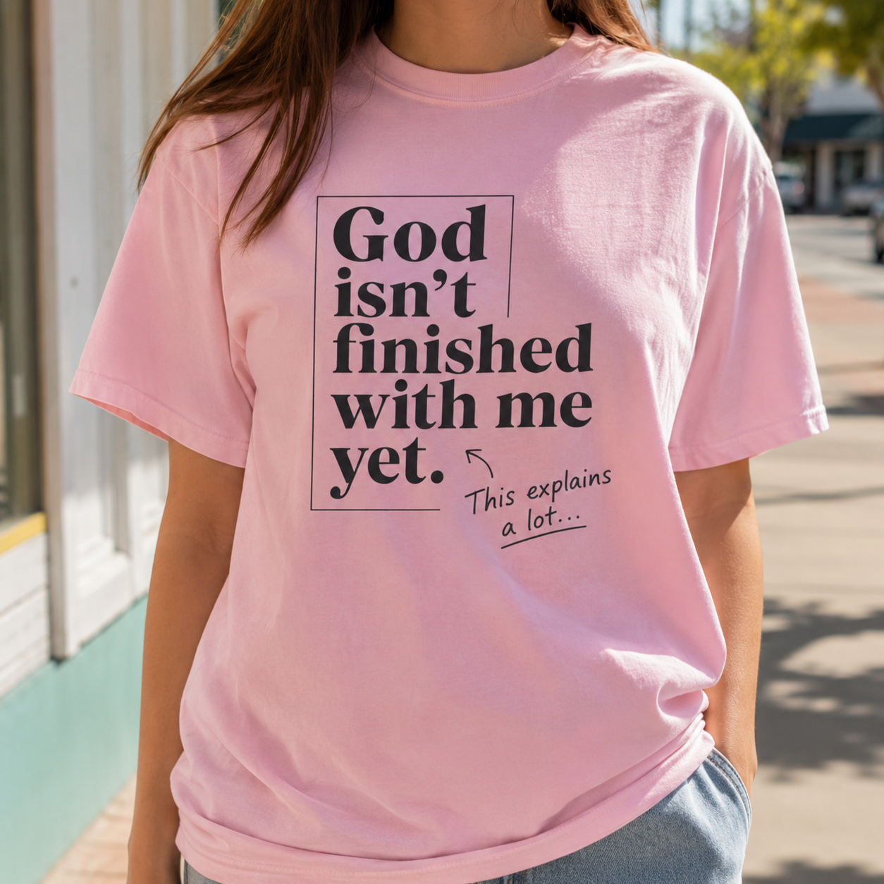 God Isn’t Finished With Me Yet Tee