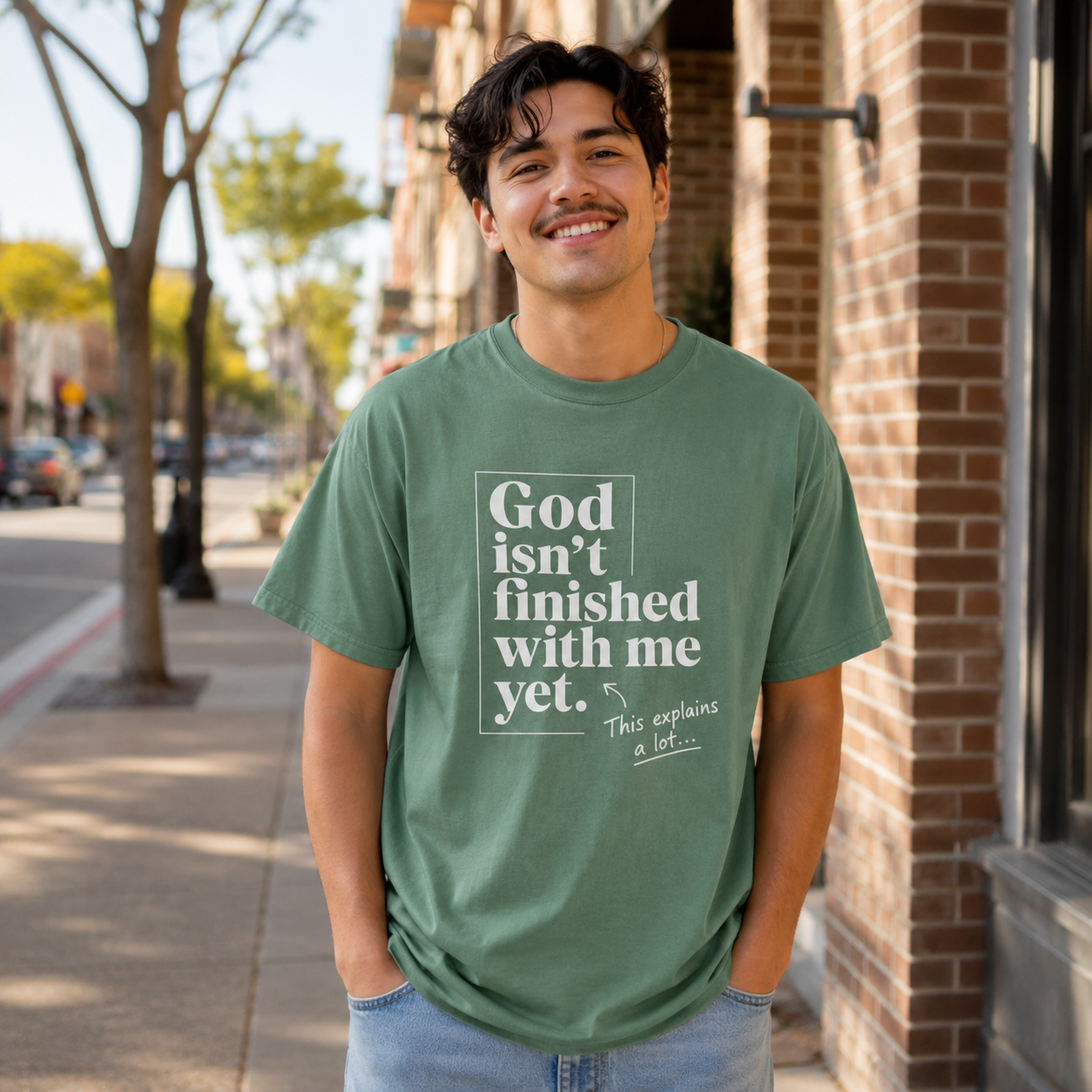 God Isn’t Finished With Me Yet Tee