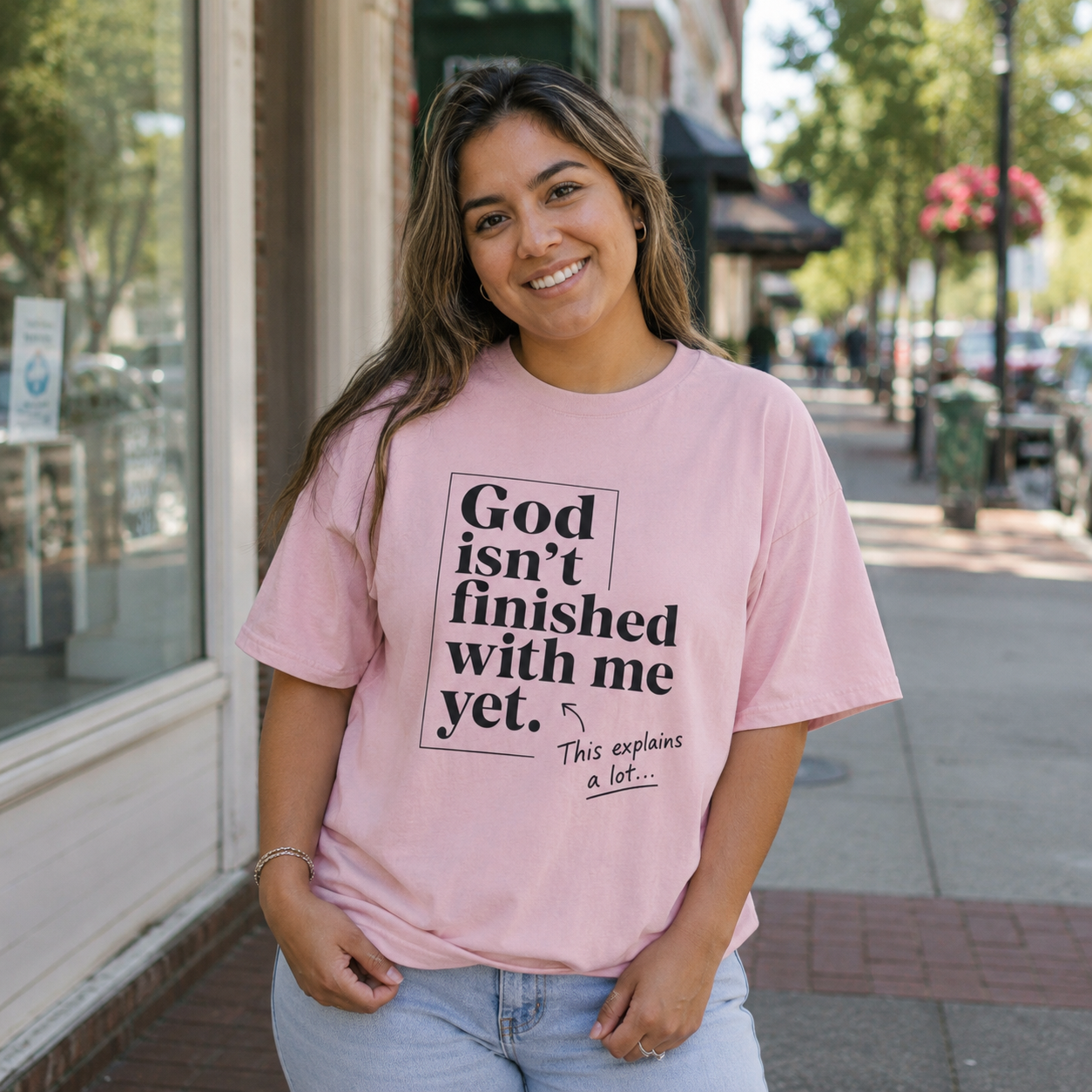 God Isn’t Finished With Me Yet Tee