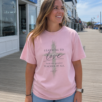 Learning to Love | John 15:12 | Heavyweight Relaxed Fit Tee