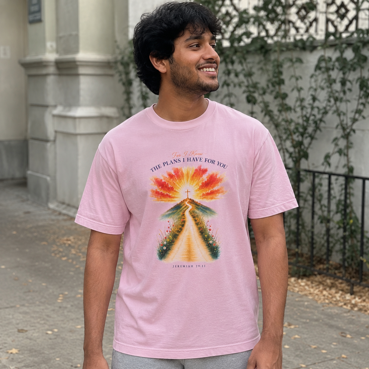 For I Know the Plans I Have for You | Jeremiah 29:11 | Heavyweight Relaxed Fit Tee