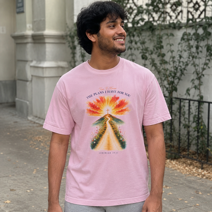 For I Know the Plans I Have for You | Jeremiah 29:11 | Heavyweight Relaxed Fit Tee
