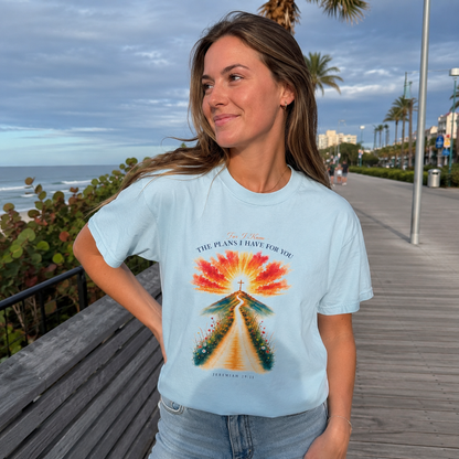 For I Know the Plans I Have for You | Jeremiah 29:11 | Heavyweight Relaxed Fit Tee