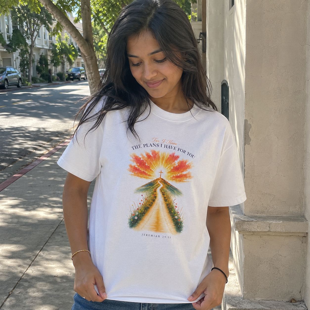 For I Know the Plans I Have for You | Jeremiah 29:11 | Heavyweight Relaxed Fit Tee