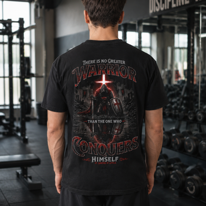 "There is No Greater Warrior" - St. Ignatius of Loyola | Heavyweight Relaxed Fit Tee