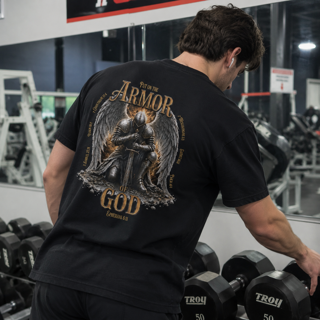 Put on the Armor of God | Ephesians 6:11 | Heavyweight Relaxed Fit Tee
