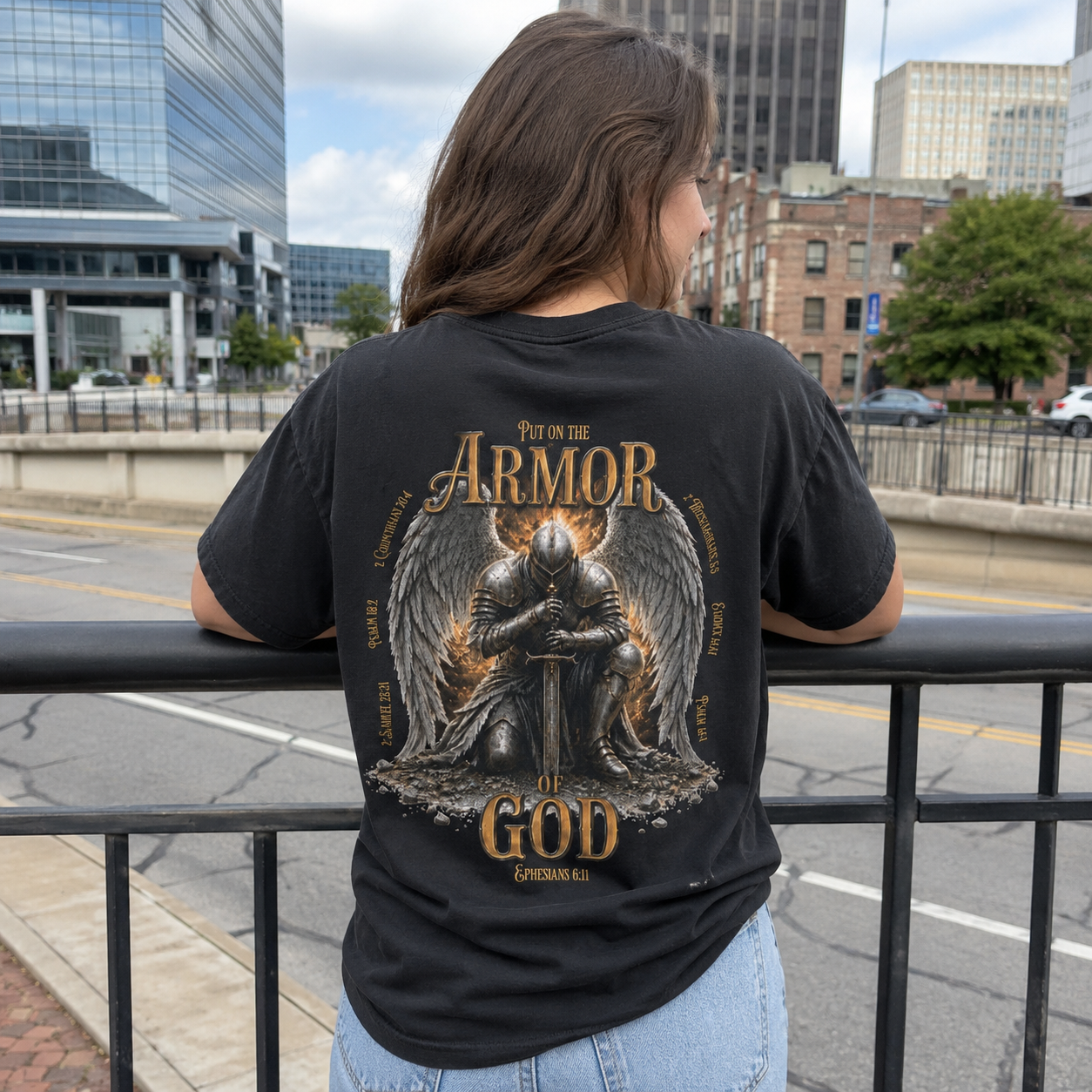 Put on the Armor of God | Ephesians 6:11 | Heavyweight Relaxed Fit Tee
