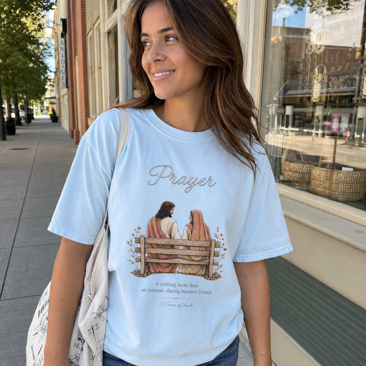 Prayer Between Friends Tee | St. Teresa of Avila