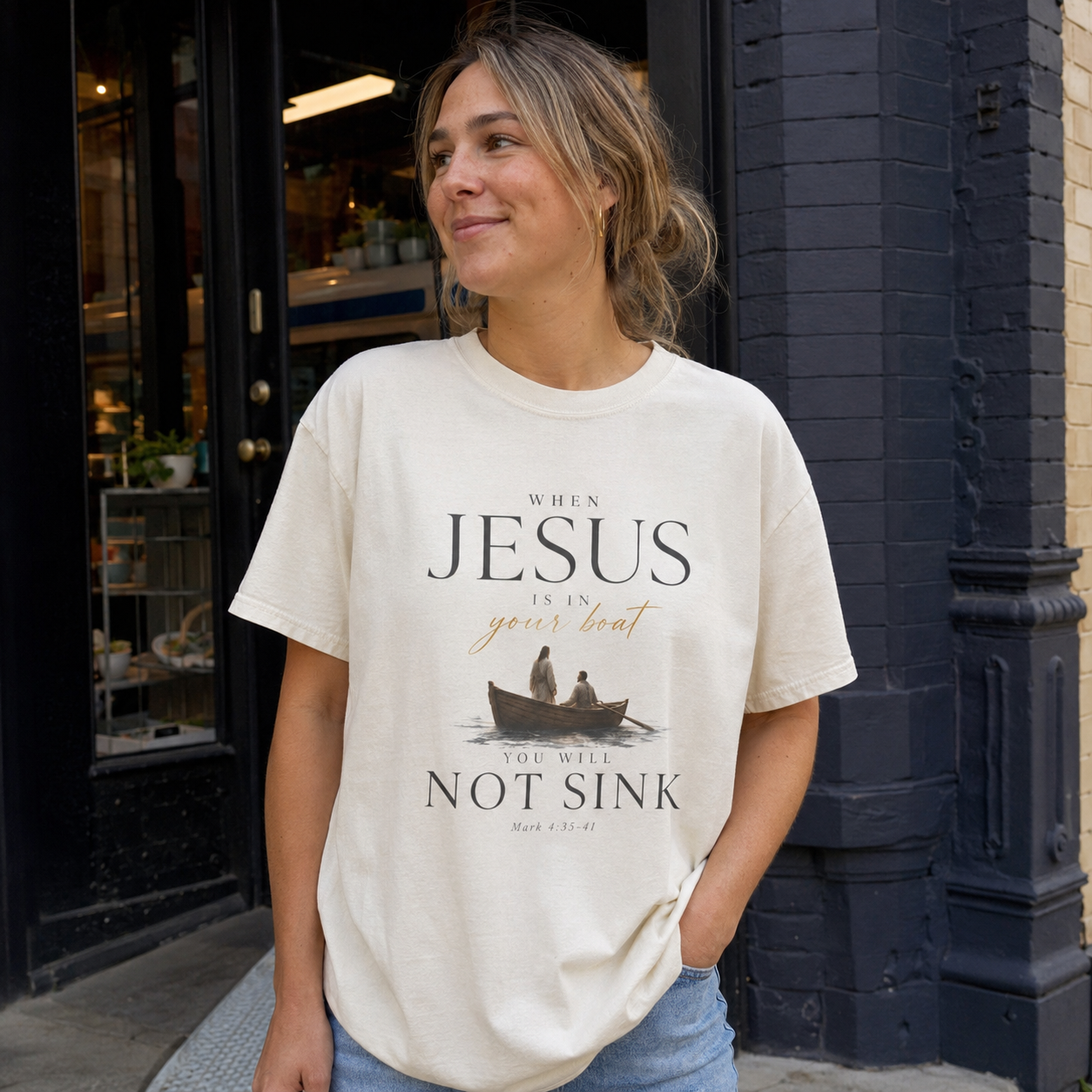 Jesus Is in Your Boat Tee