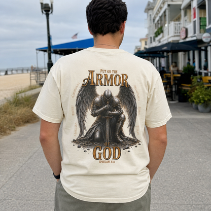Put on the Armor of God | Ephesians 6:11 | Heavyweight Relaxed Fit Tee