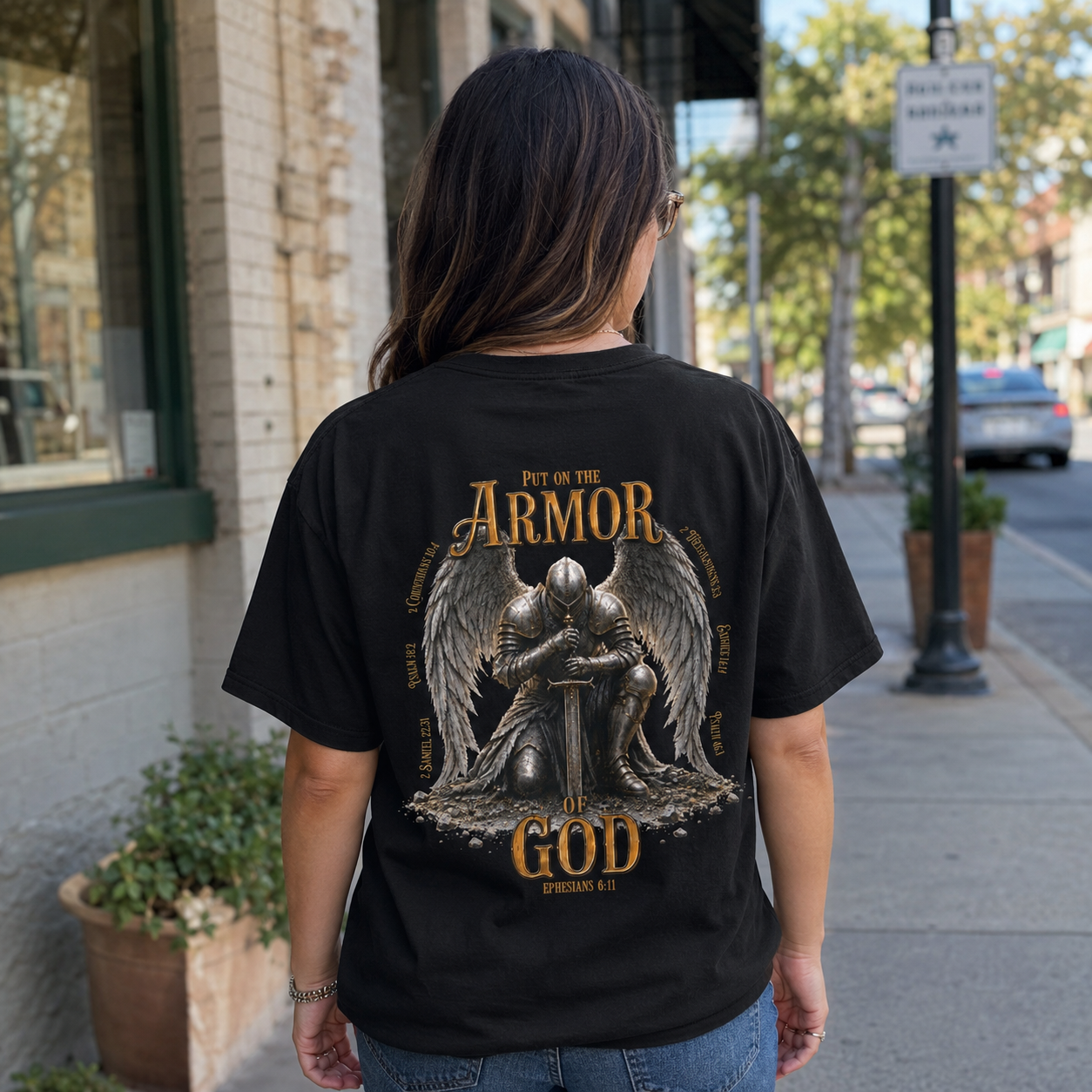 Armor of God Tee | Front and Back Design