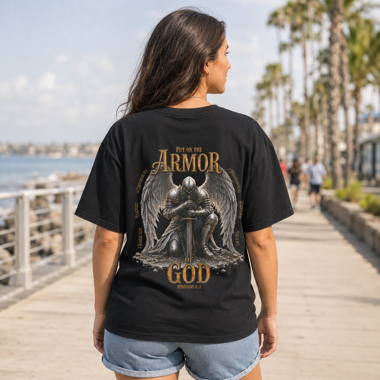 Put on the Armor of God | Ephesians 6:11 | Heavyweight Relaxed Fit Tee