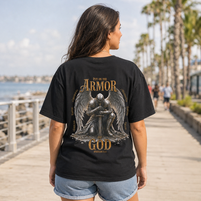 Put on the Armor of God | Ephesians 6:11 | Heavyweight Relaxed Fit Tee