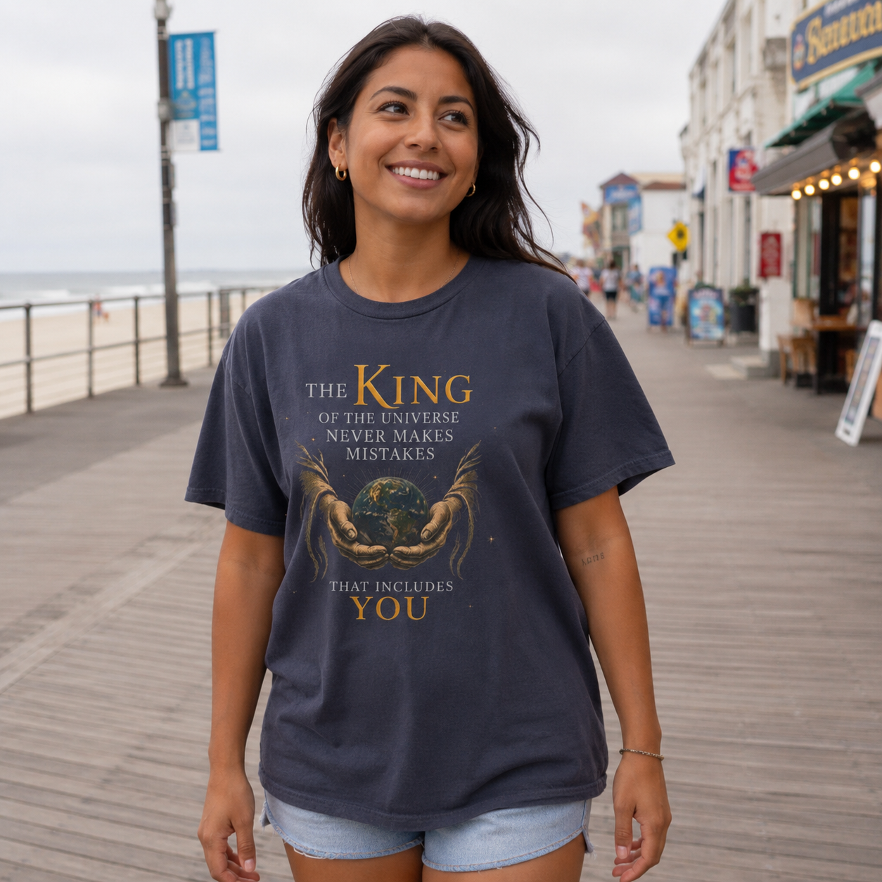 King of the Universe Never Makes Mistakes Tee