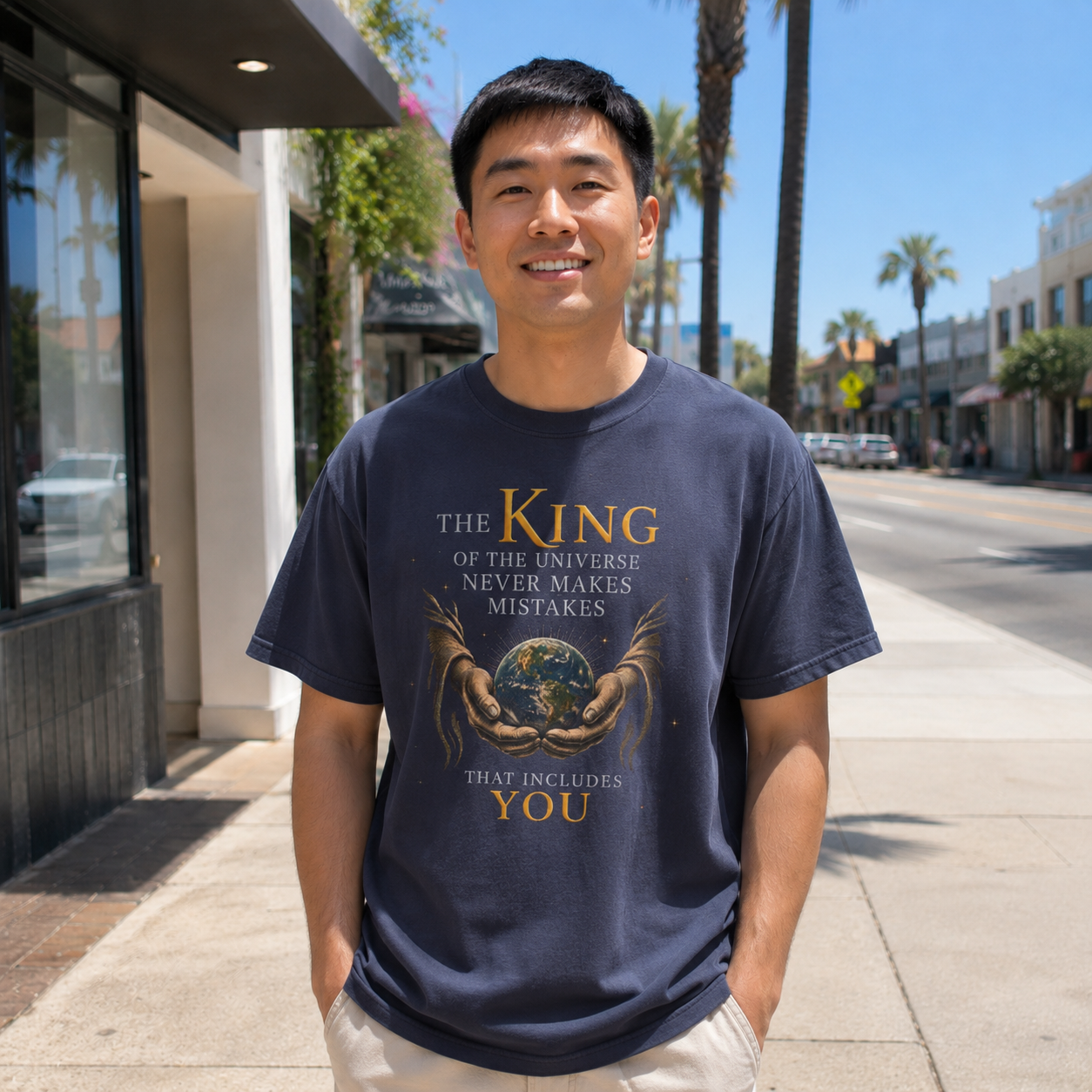 King of the Universe Never Makes Mistakes Tee
