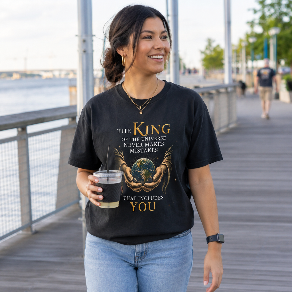 King of the Universe Never Makes Mistakes Tee