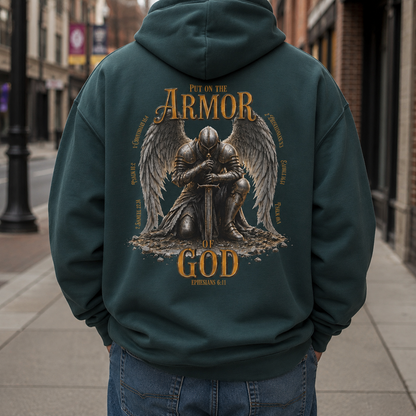 Armor of God Christian Hoodie | Premium Fleece Pullover