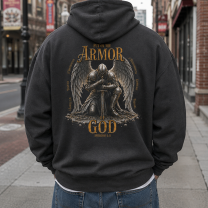 Armor of God Christian Hoodie | Premium Fleece Pullover