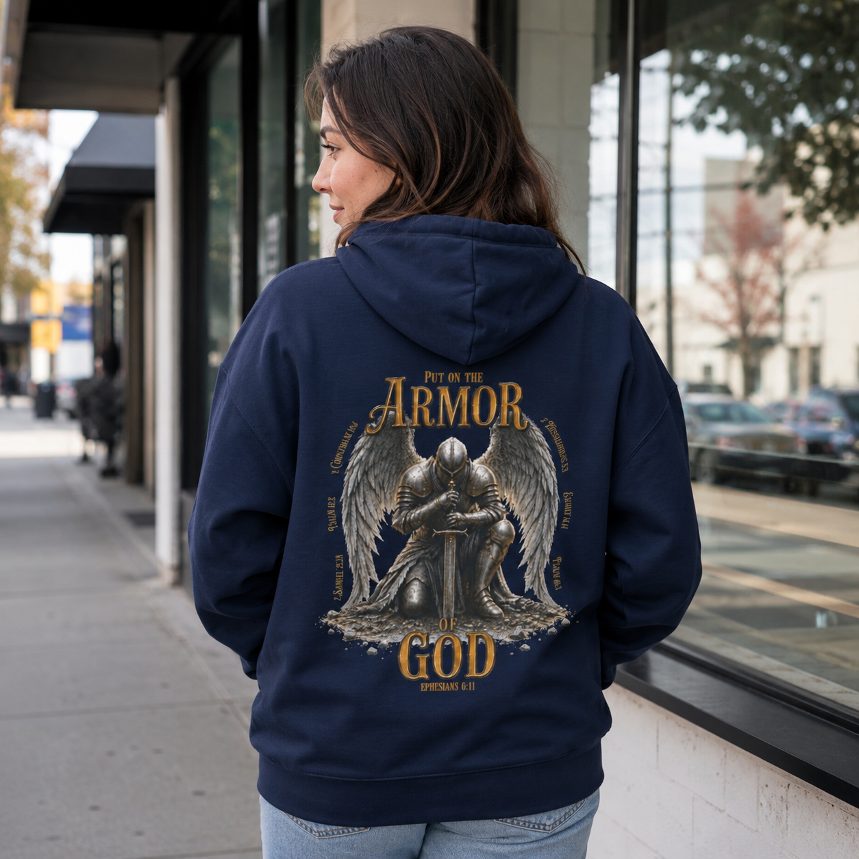 Armor of God Christian Hoodie | Premium Fleece Pullover