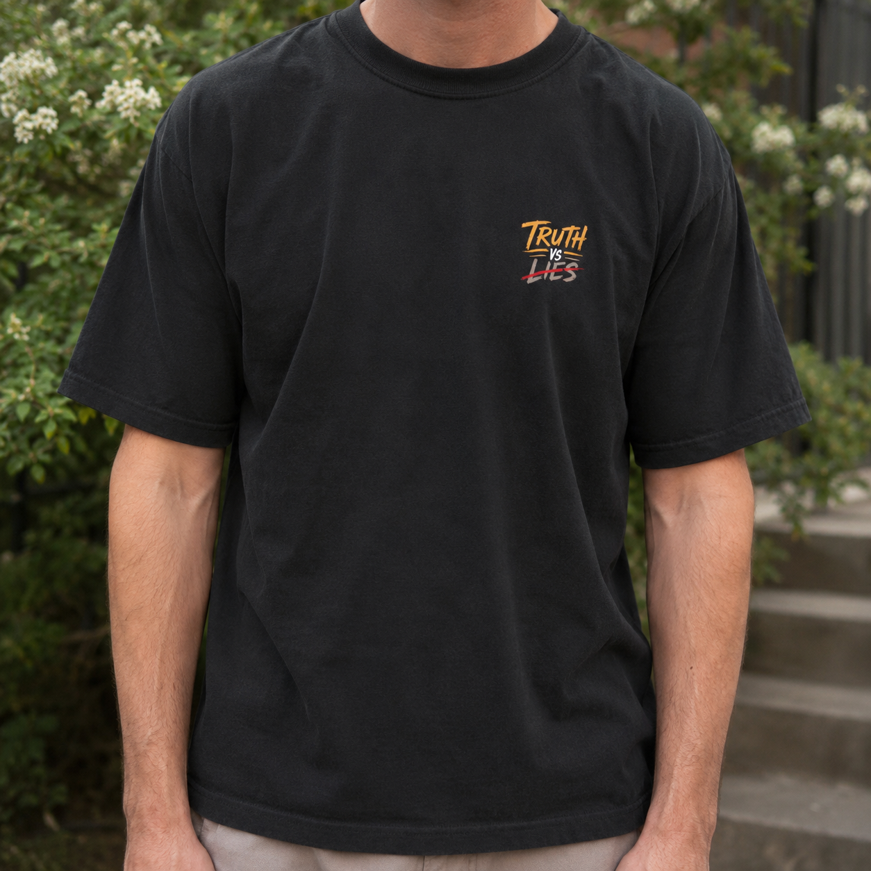 Truth vs Lies | God’s Truth Over the Enemy’s Lies | Heavyweight Relaxed Fit Tee