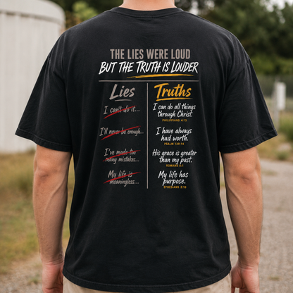 Truth vs Lies | God’s Truth Over the Enemy’s Lies | Heavyweight Relaxed Fit Tee