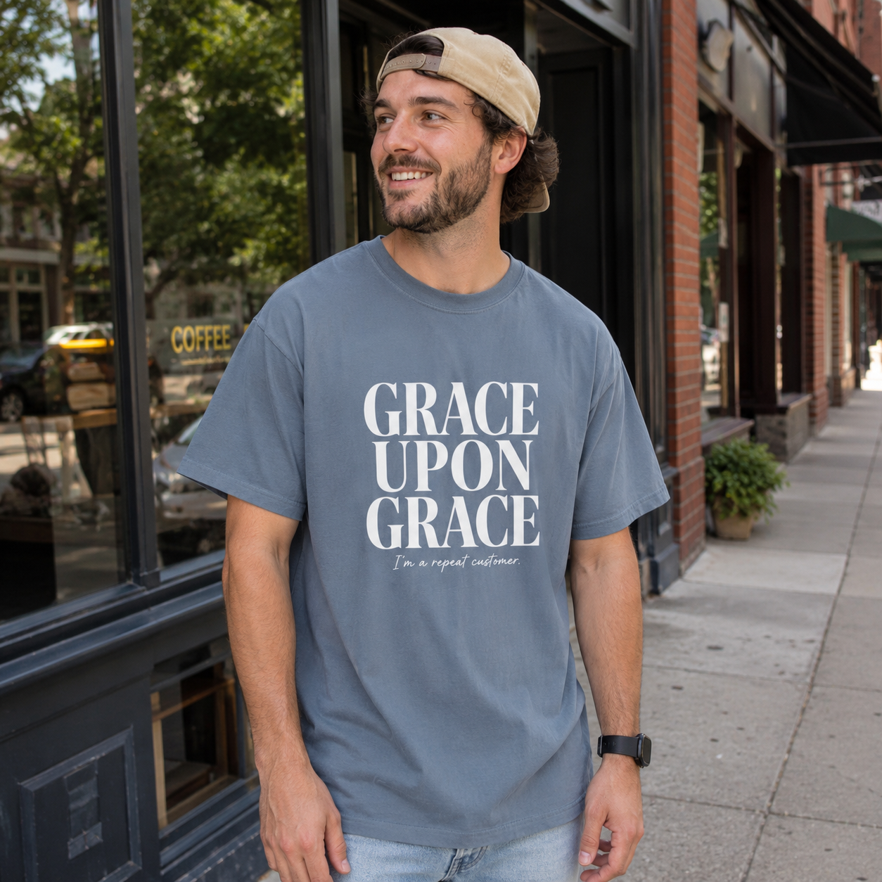Grace Upon Grace Tee | "Repeat Customer"