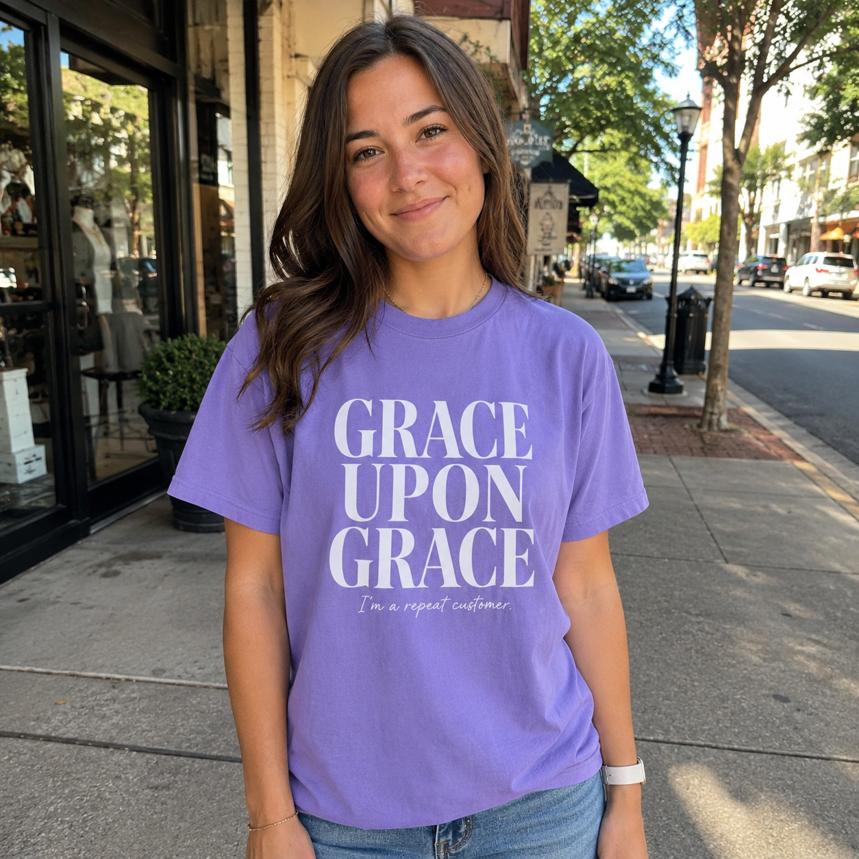 Grace Upon Grace Tee | "Repeat Customer"