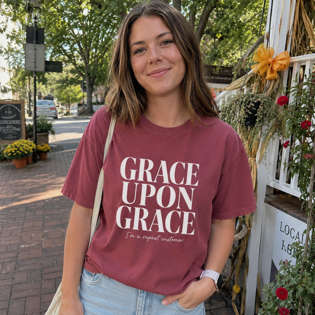 Grace Upon Grace Tee | "Repeat Customer"