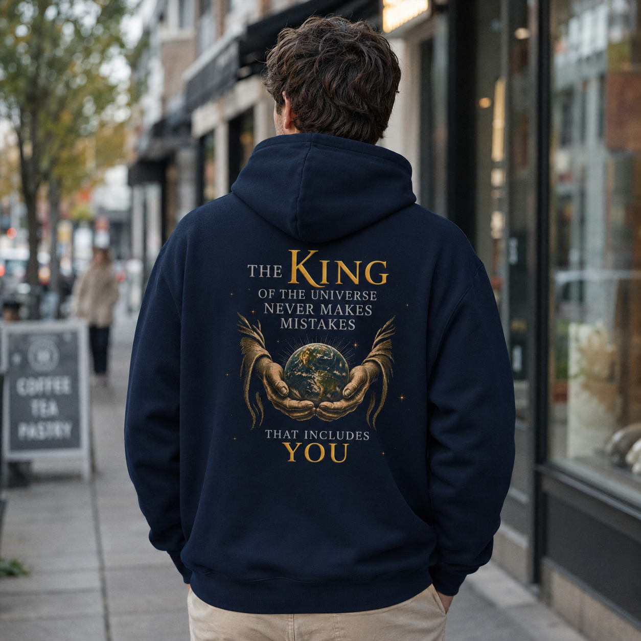 The King of the Universe Never Makes Mistakes Hoodie | Premium Fleece Hoodie
