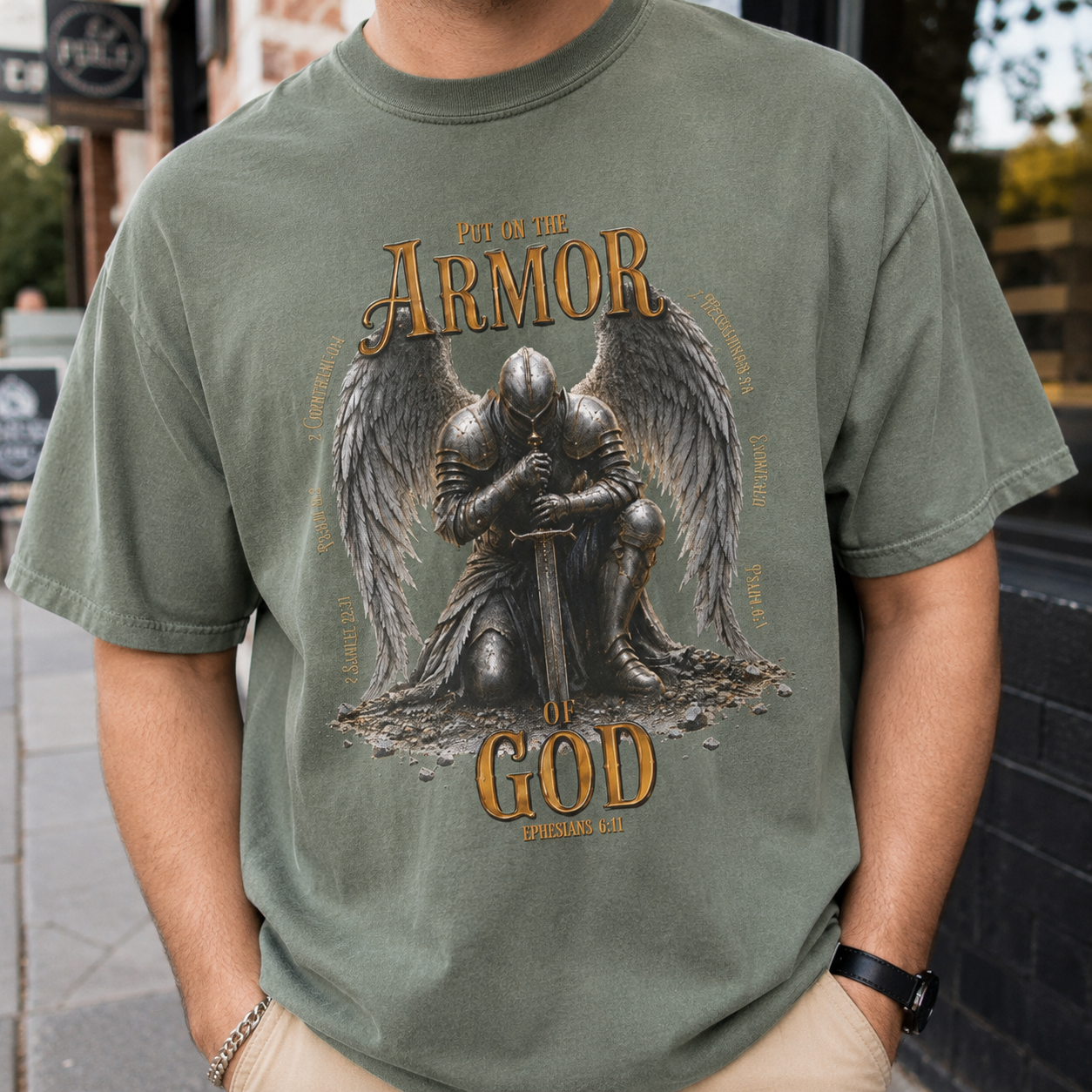 Armor of God Tee | Front Design Only