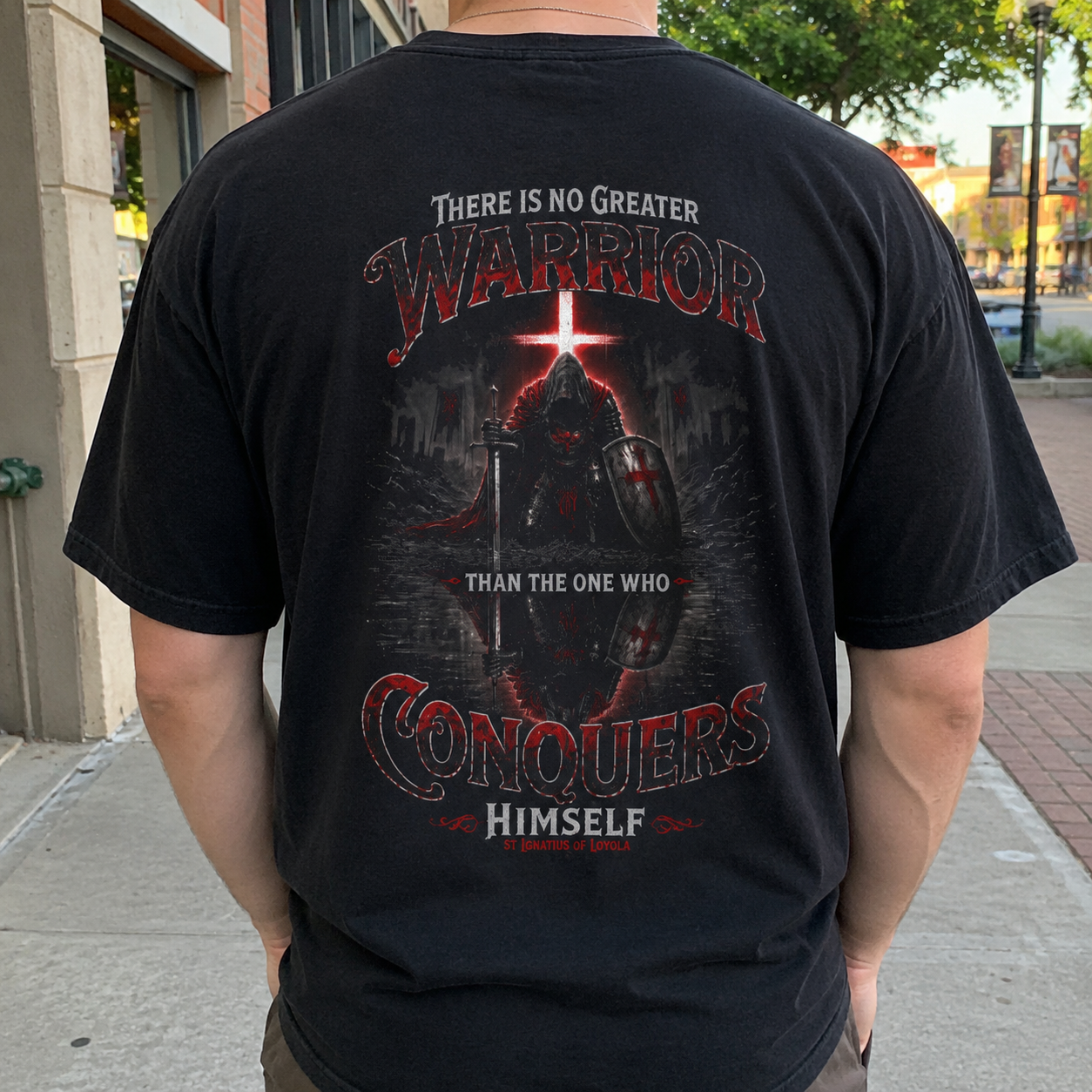 No Greater Warrior Tee | St. Ignatius of Loyola