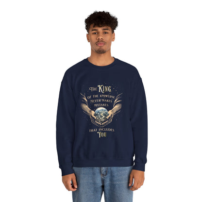 The King of the Universe | Unisex Crewneck Sweatshirt