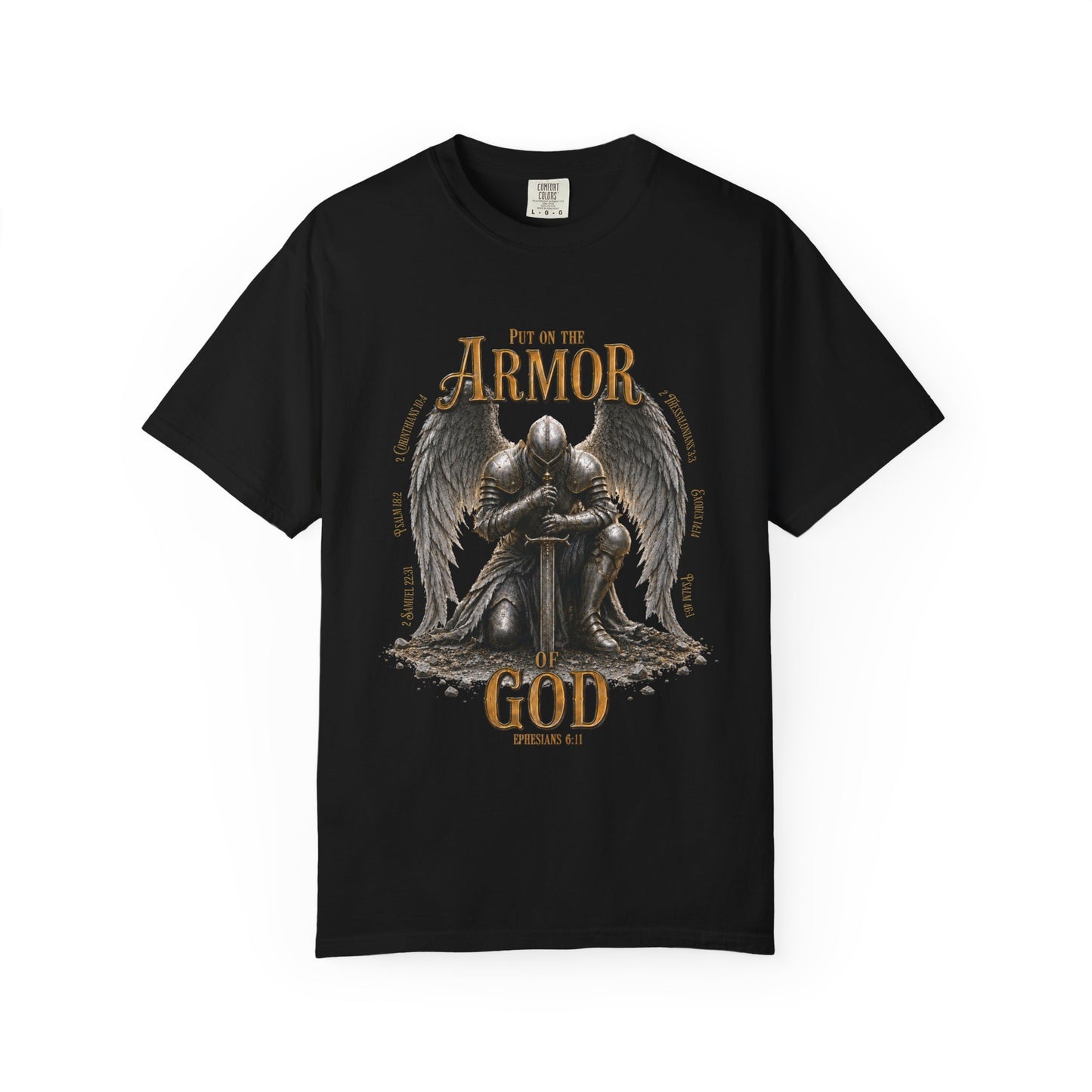 Put on the Armor of God *Front Design Only* | Ephesians 6:11 | Heavyweight Relaxed Fit Tee