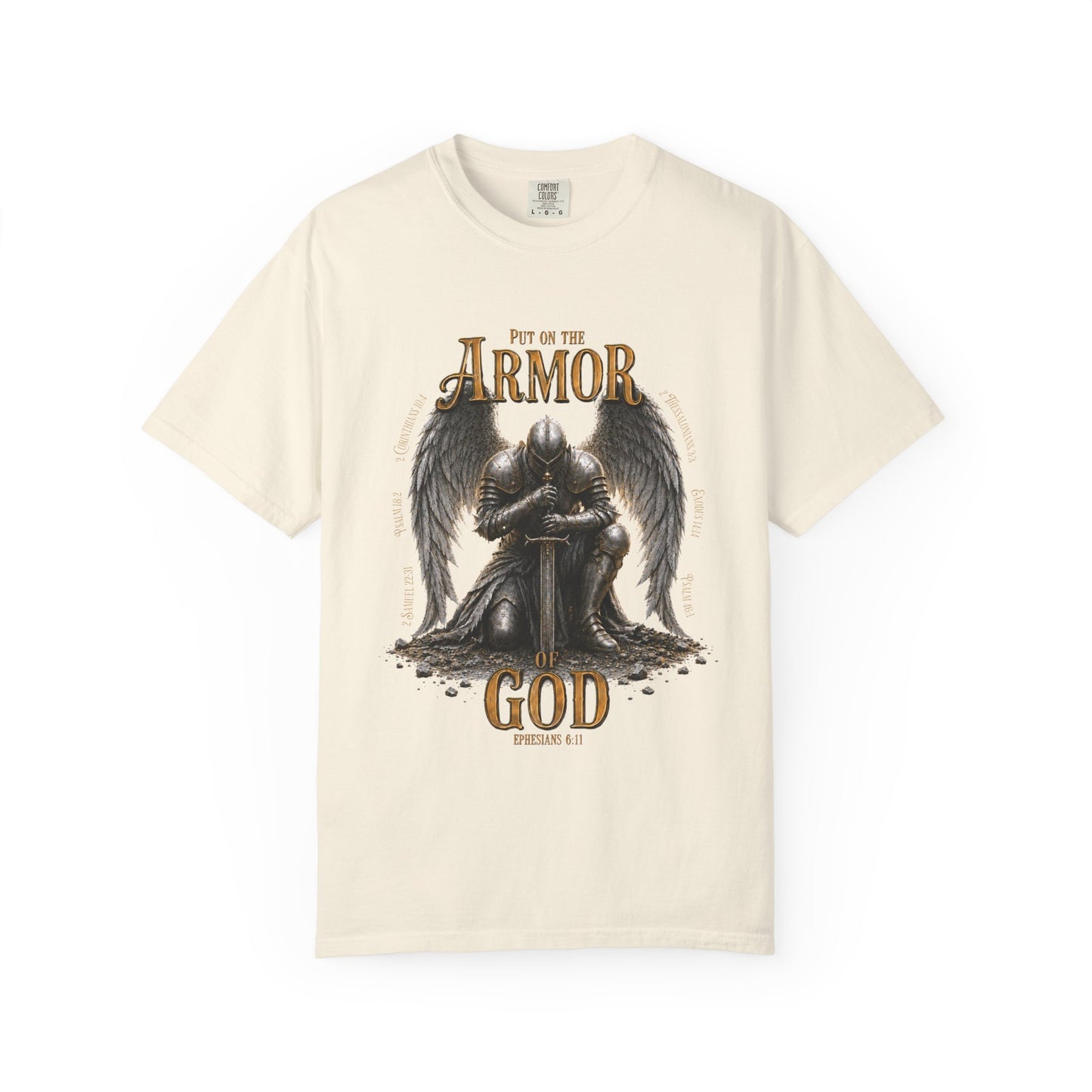 Put on the Armor of God *Front Design Only* | Ephesians 6:11 | Heavyweight Relaxed Fit Tee