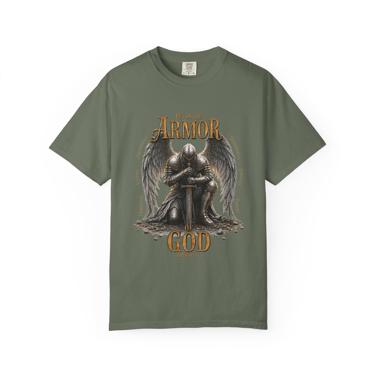 Put on the Armor of God *Front Design Only* | Ephesians 6:11 | Heavyweight Relaxed Fit Tee